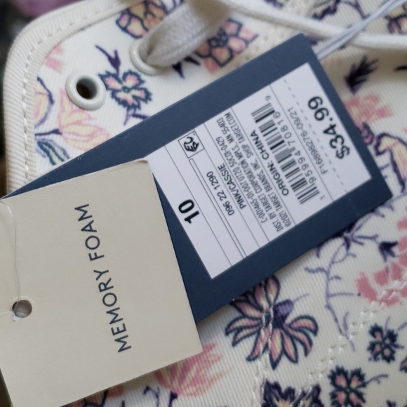 Universal Threads Cassie Floral Platform Sneakers Size 10 - Picture 9 of 9